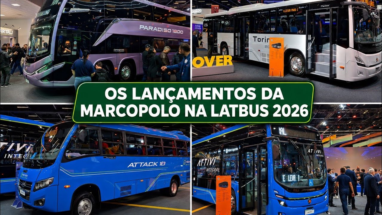 VEJA O QUE A MARCOPOLO LEVOU NA LATBUS 2026
