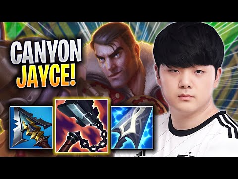 CANYON IS SO GOOD WITH JAYCE! - DK Canyon Plays Jayce TOP vs Malphite! | Season 2023