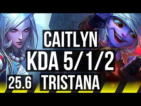 CAITLYN & Poppy vs TRISTANA & Nautilus (ADC) | 5/1/2 | EUW Master | 25.6