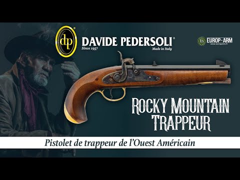 Tir à la poudre noire D. Perdersoli Rocky Mountain Trappeur en calibre .45 - EUROP-ARM