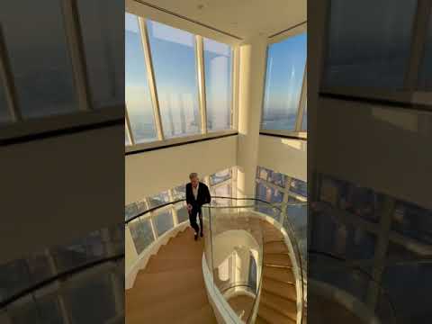 The Highest Private Residence in the World Comes with This Staircase! #shorts
