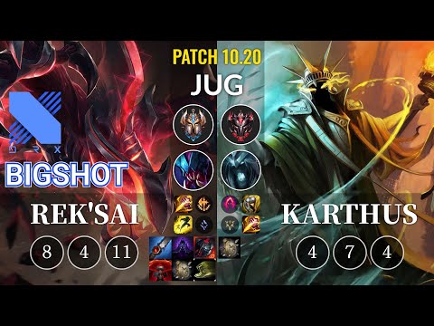 DRX BigShot Rek'Sai vs Karthus Jungle - KR Patch 10.20