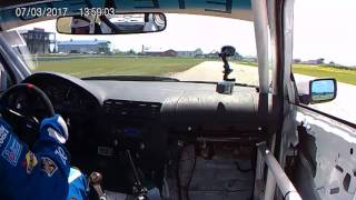 July 23, 2017 24 hours of Lemons Autobahn Country Club Last Stint Jake take the checkers