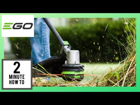 How To Use The EGO 15 Inch Cordless String Trimmer-Simple & Easy..How to use a weed eater