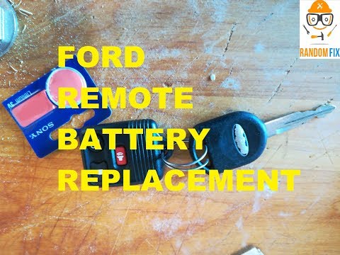 How to Replace FORD REMOTE BATTERY 1998-2008 FORD KEYLESS FOB REMOTE