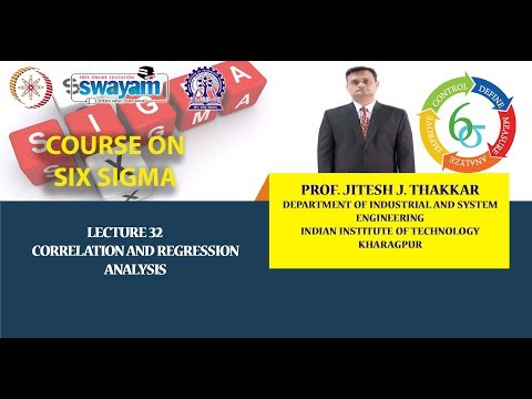 Lecture 32: Correlation and Regression Analysis