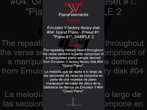 List of Depeche Mode sample sources "Stripped" PART-2