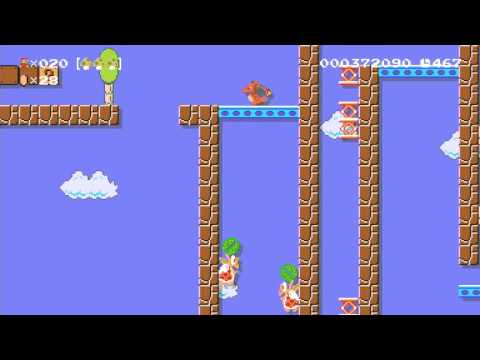 Super Mario Maker: Falling Platforms