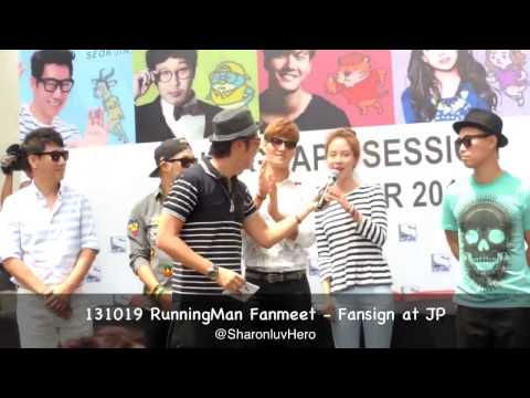 [Fancam/HD] 131019 Running Man Fansign at JP