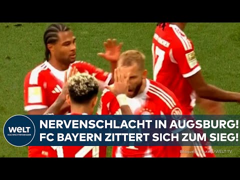 BUNDESLIGA: Zittersieg nach klarer Führung! FC Augsburg - FC Bayern München | Highlights #bl