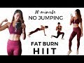 10 Min NO JUMPING FULL BODY HIIT WITH DUMBBELLS At Home Routine