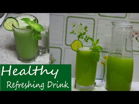 Healthy, Refreshing Drink For Summer | Cucumber Lemonade Recipe