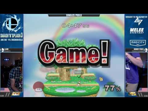 Smash 'N' Splash 3 - lloD (Peach) vs. Bobby Frizz (Fox) - Round 2 Pools