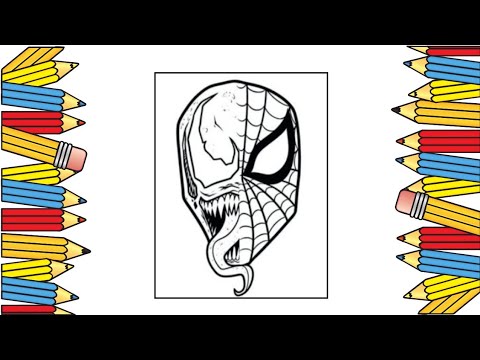 Spider-man Venom In One Face Coloring Pages | Jim Yosef - Samurai [NCS Release]