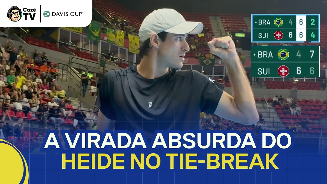 NA BEIRA DA QUADRA: HEIDE BUSCA UMA VIRADA INCRÍVEL NO TIE-BREAK CONTRA STAN WAWRINKA NA COPA DAVIS