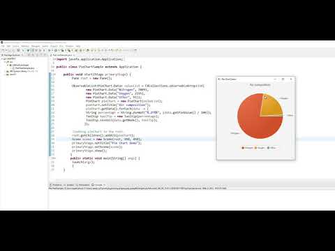 JavaFX PieChart show Percentages