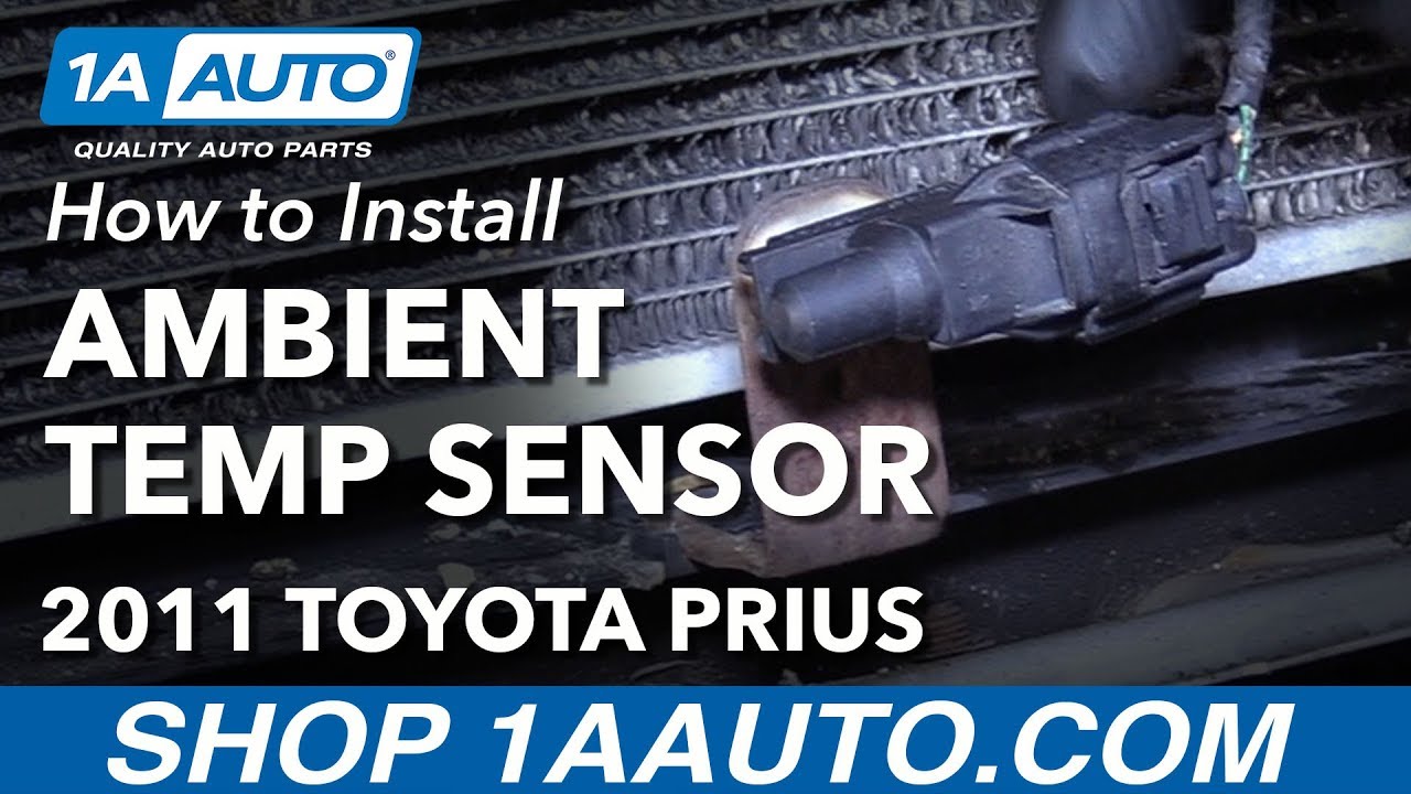 How to Install Ambient Temperature Sensor 10-15 Toyota Prius