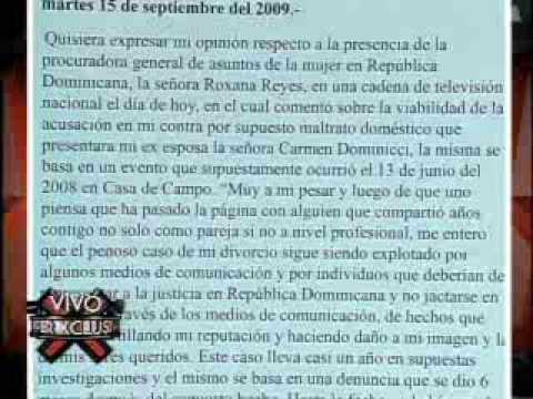 SuperXclusivo 9/17/09 - Fernando del Rincón molesto con Procuradora de la Mujer Dominicana