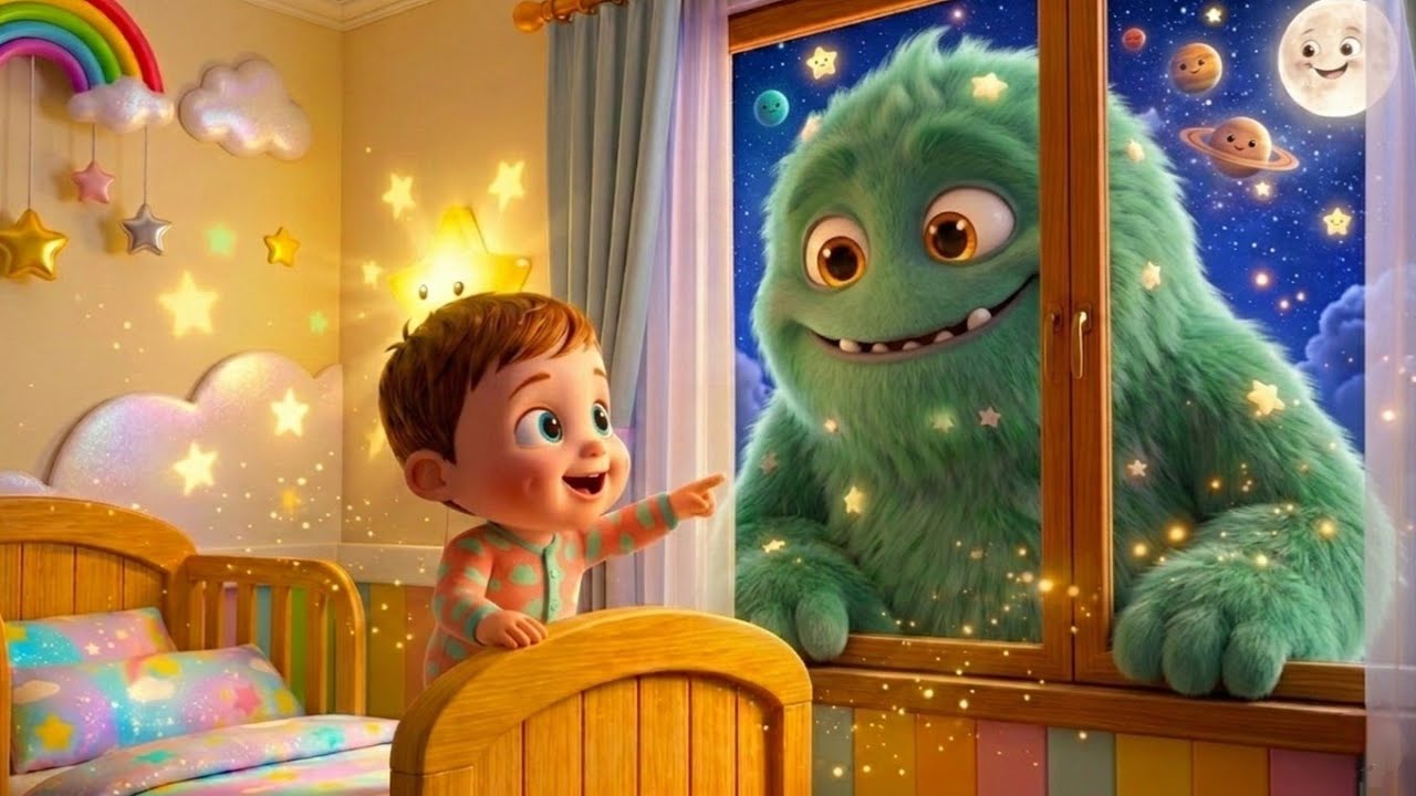 Monster at the Window | Don't Be Scared! Monsters Aren't Real | Jiggly kids TV 