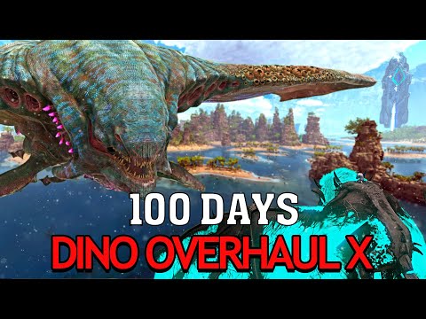 I Survived 100 Days In Ark DOX... Ark's Hardest Mod!