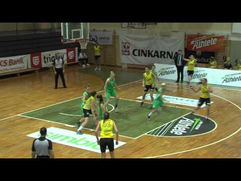 MŽRKL 2015/16, 5. kolo: Athlete Celje - Trešnjevka 2009, 2/4 (05.11.2015)