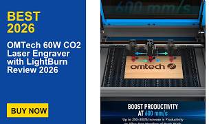 OMTech 60W CO2 Laser Engraver with LightBurn  Review 2026
