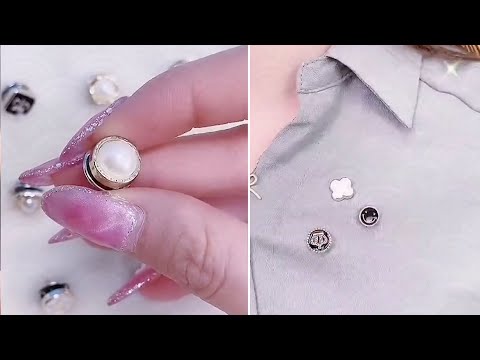 30pcs pearl buttons brooch buttons cover up brooch pins, med...