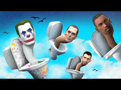 GMOD • Skibidi Toilet • Legendary Ragdolls • Part 2 [Jumps, Slides]