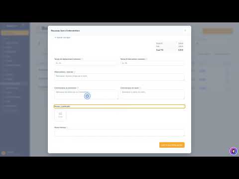 Tutoriel vidéo : Les bons d'intervention — Formation FacturesPro
