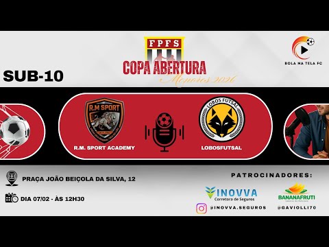 RM SPORT X LOBOS FUTSAL - SUB-10 - COPA ABERTURA - FEDERAÇÃO PAULISTA DE FUTSAL