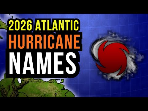 The Hurricane and Tropical Storm Names this Season...