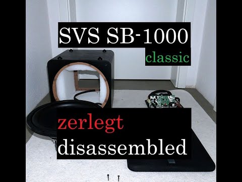 SVS SB-1000 Classic - zerlegt - disassembled