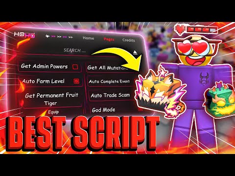 Blox Fruits Script NO KEY — Dupe, Auto Farm + Fast Attack, Fruit Sniper, Sea Events, Tiger Fruit!