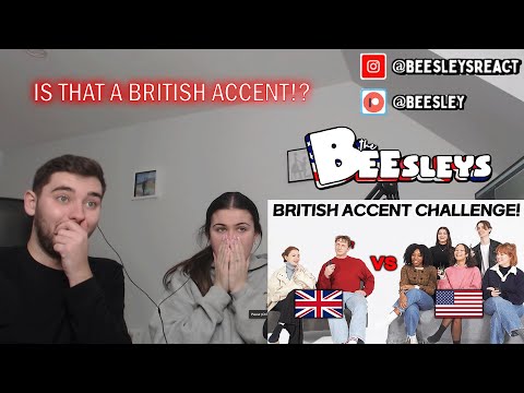 British Couple Reacts to 5 Americans try to Pronounce BRITISH ACCENT!!