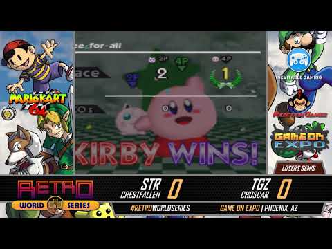 2017 Game On Expo - Super Smash Bros. (N64) - Losers' Semifinals: STR Crestfallen vs TGZ Choscar