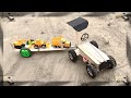 How To Make Diy Tractor And Loding Trolly Using Ice Cream Stick And Dc Motor Tractor Trolly