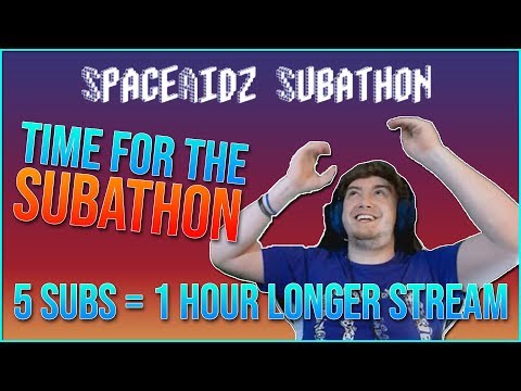 THE AMAZING SPACEAIDZ TWITCH SUBATHON! - Part 1