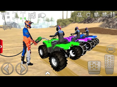 Extreme Off-Road Driving Dirt Quad Bikes #3 - Offroad Outlaws motor bike game Android Gameplay