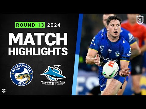 NRL 2024 | Eels v Sharks | Match Highlights