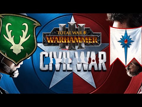 Elvish Civil WAR! High Elves vs Wood Elves - Total War Warhammer 3