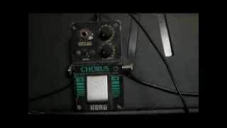 Video thumbnail for Chorus Korg CHR-1 japan stomp box by Gutek