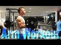 ARM WORKOUT | Natural Bodybuilding Simon Richards 17 yrs. Old