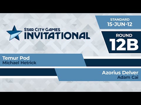 SCGINVI: Round 12b - Michael Hetrick vs Adam Cai | Standard