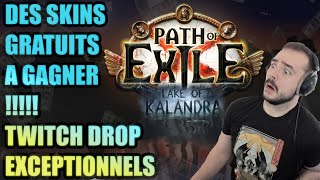 SKINS GRATUITS A RECUPERER :D 2 MTX RIEN QUE POUR VOUS !! Path of Exile 3.19 : Lake of Kalandra !!