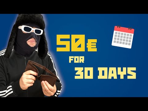 How I Survived 30 Days on €50 in 2025 – Slavic Budget Challenge with Boris
