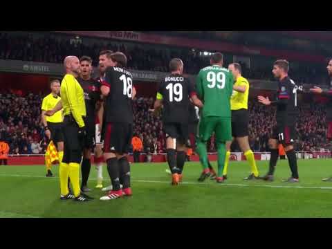 Europa League match report and highlights   Arsenal 3-1 AC Milan (5 1)