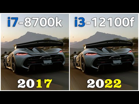 i7-8700k vs i3-12100f.  Who wins?
