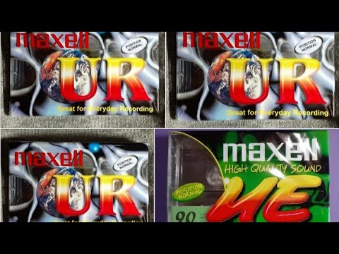 2021 MAXELL UR cassette compared to 2021 MAXELL UR cassette
