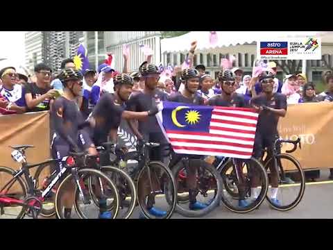 HARRIF SALLEH   Pingat Emas   Berbasikal   Kriterium Lelaki     29th SEA Games Kuala Lumpur 2017