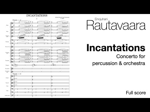 Einojuhani Rautavaara - Percussion Concerto "Incantations" (2008)